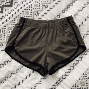 Aeropostale Olive Green Dolphin Shorts - M